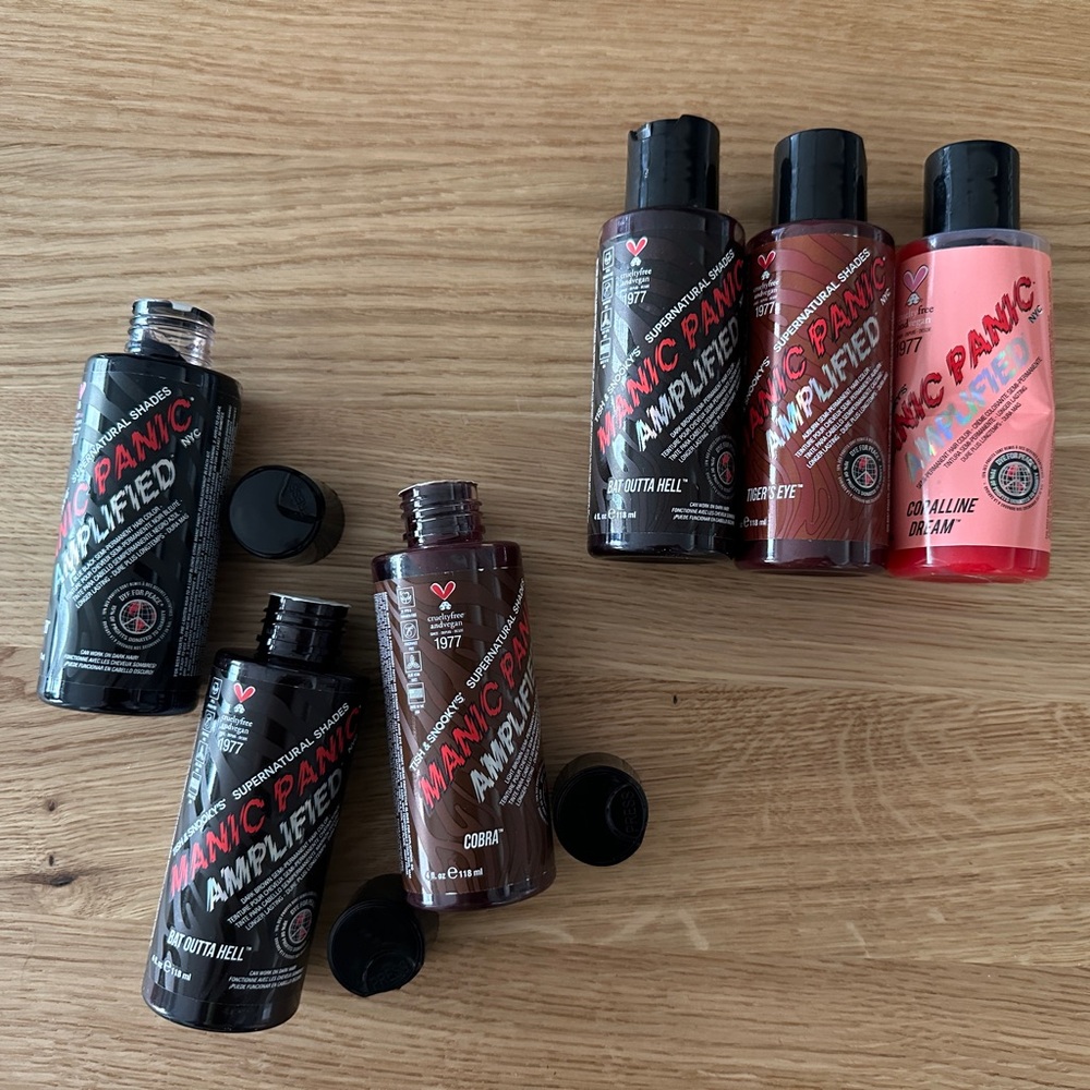 NEW Manic Panic Amplified Natural Hair Dye Bundle